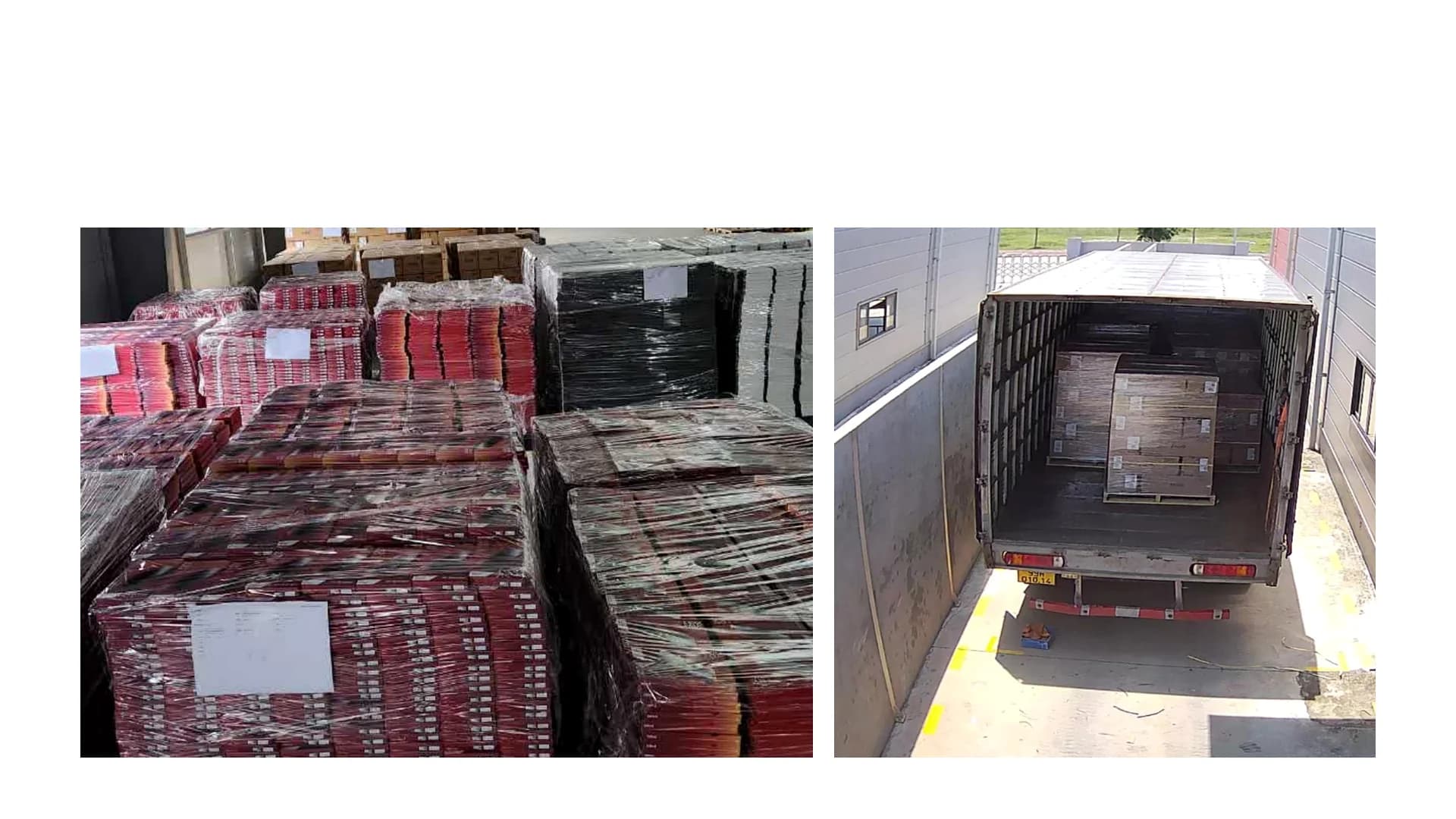 KCT storage and loading area