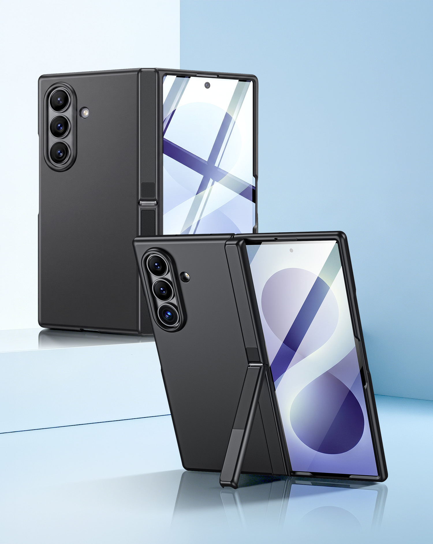 Magnetic Foldable Screen Hinge Stand Case detail 1